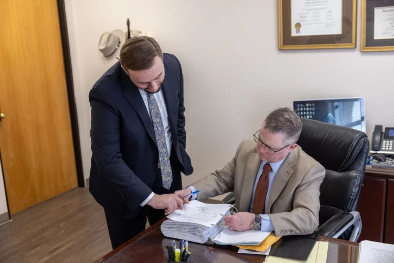 Robert M. Maurer in his office